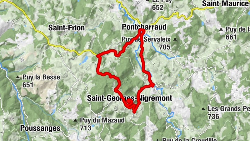 La Montagne Noire - Saint-Georges-Nigremont - Église Saint-Georges - Église Sainte-Valérie