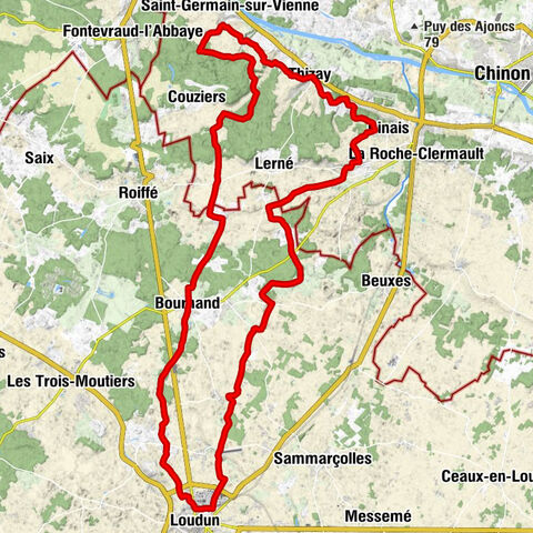 Loudun - La Tour du Bois Gourmand - Les Carrières de Thenay - Église Saint-Maurice