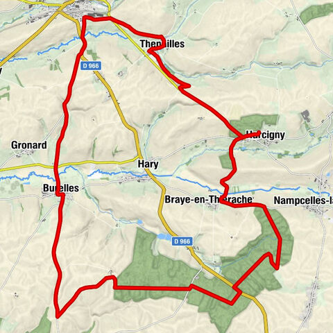 Harcigny - Église Saint-Martin - L'Auberge de la Brune - Église Saint-Côme et Saint-Damien