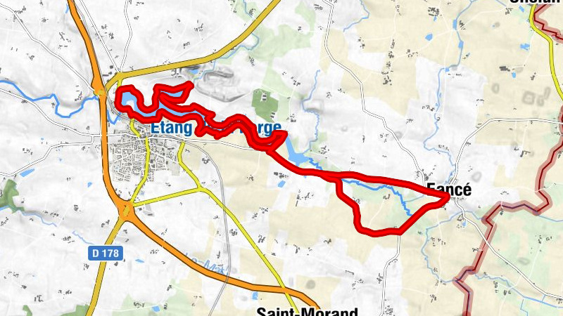 Eancé - La Cour - Le Champ du Four - Le Bois Derré