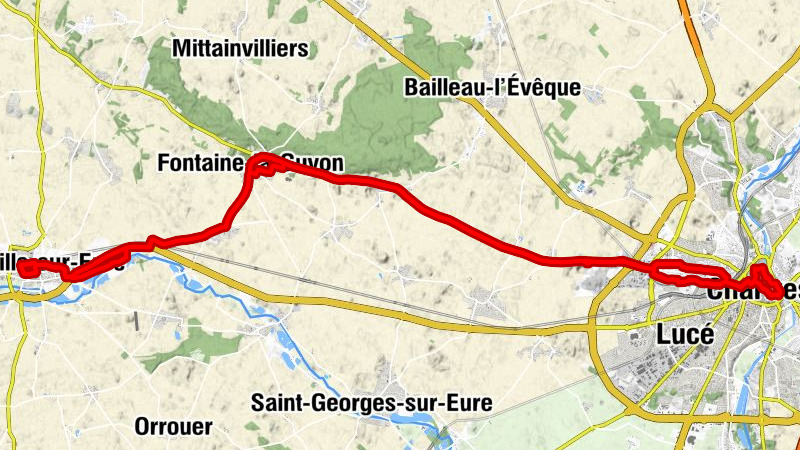 Courville-sur-Eure - Église Saint-Martin - Église Saint-Pierre - Église Saint-André