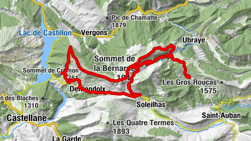 La Sagne - Sommet de Crémon - Sommet de la Bernarde - Église Sainte-Anne