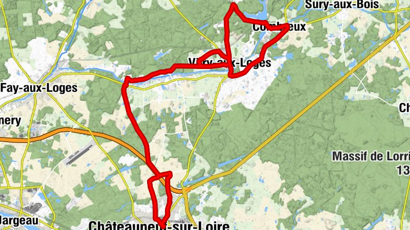 Châteauneuf-sur-Loire - Vitry-aux-Loges - Seichebrières - Église Saint-Pierre