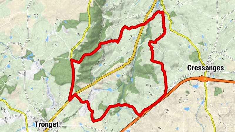 Châtillon - Le Bouis - Les Arclans - Tronget
