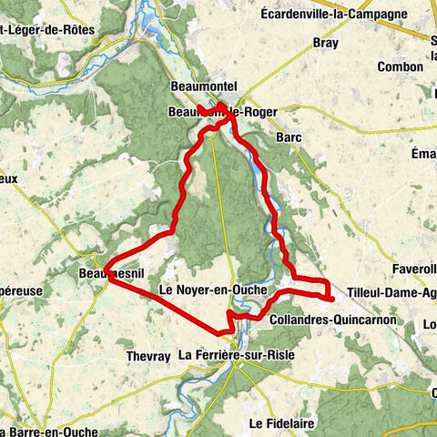Romilly-la-Puthenaye - Grosley-sur-Risle - Église Saint-Nicolas - Beaumont-le-Roger