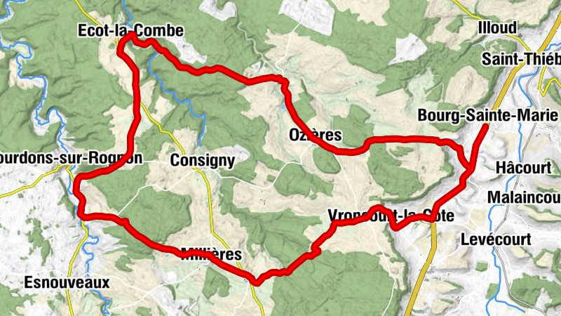 Bourg-Sainte-Marie - Église Saint-Martin - Église Notre-Dame-en-sa-Nativité - Église Saint-Pierre-ès-Liens