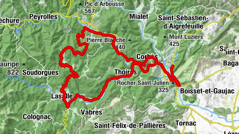 Anduze - Temple - Corbès - Sud Massiès