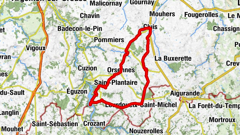 Cluis - Chapelle Saint-Luc - Église Saint-Michel - Église Saint-Paxent