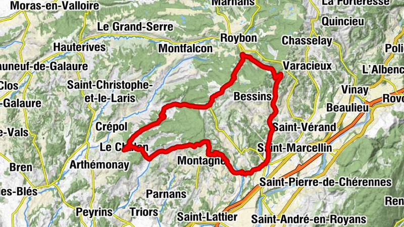 Le Chalon - Église Saint-Bonnet - Col de la Madeleine - Église Saint-Pierre-ès-Liens