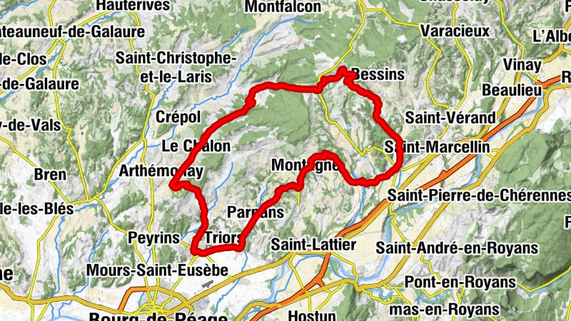Le Chalon - Église Saint-Apollinaire - Col de la Madeleine - Église Saint-Bonnet