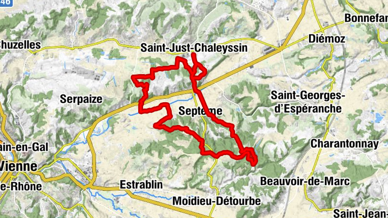 Lotissement de La Sévenne - Les Perronières de Mur - Chapelle Saint-Jean-Baptiste de l'ordre de Malte - Saint-Just-Chaleyssin