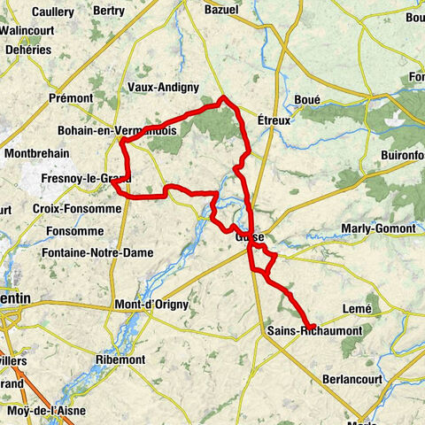 Sains-Richaumont - Église Saint-Germain - Église Saint-Quentin