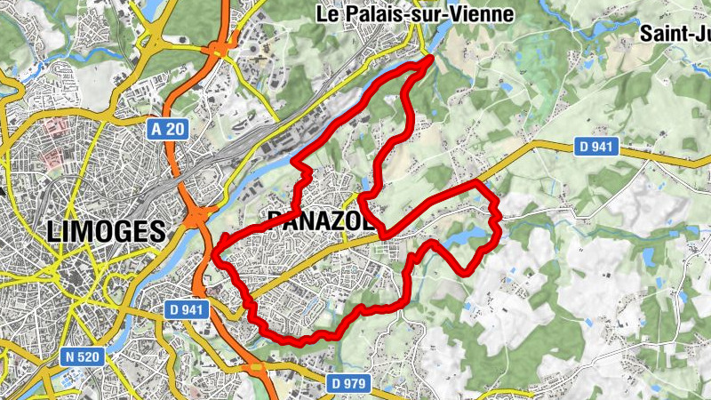 Limoges - Panazol - La Grêle - Panorama sur Limoges