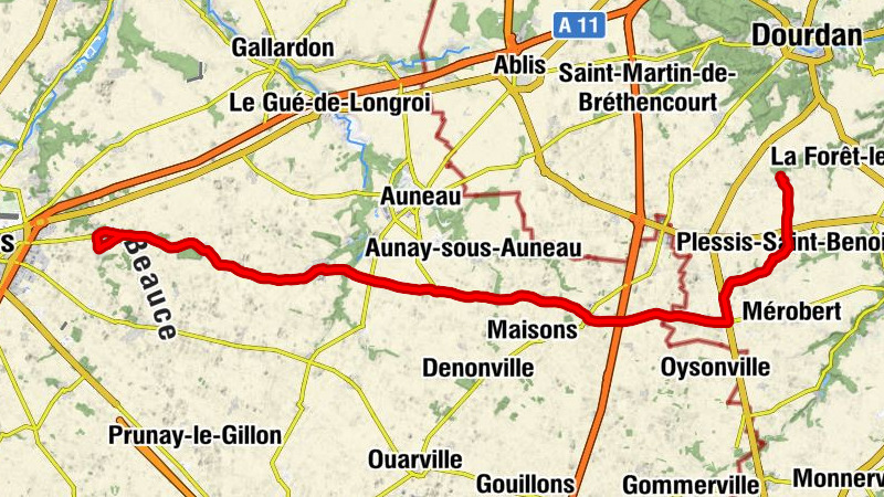 Richarville - Église Saint-Denis - Église Saint-Martin - Église Saint-Léger