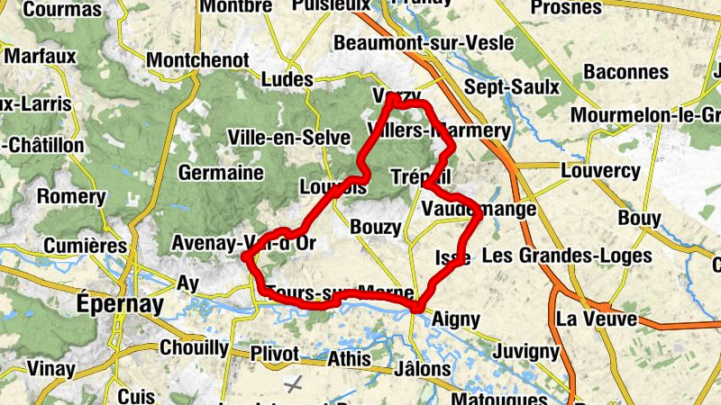 Vaudemange - Église Saint-Rémi - Église Saint-Trésain - Mont Sinaï