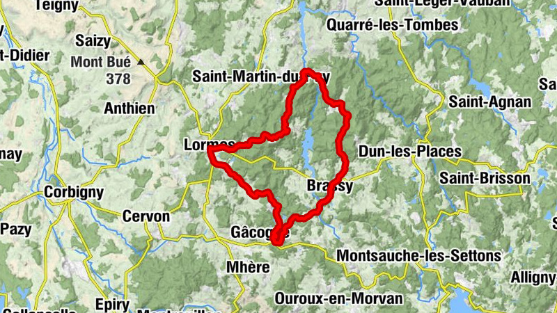 Le Bourg - Col de l’Homme Mort - Église Saint-Gervais-et-Saint-Protais - Lormes