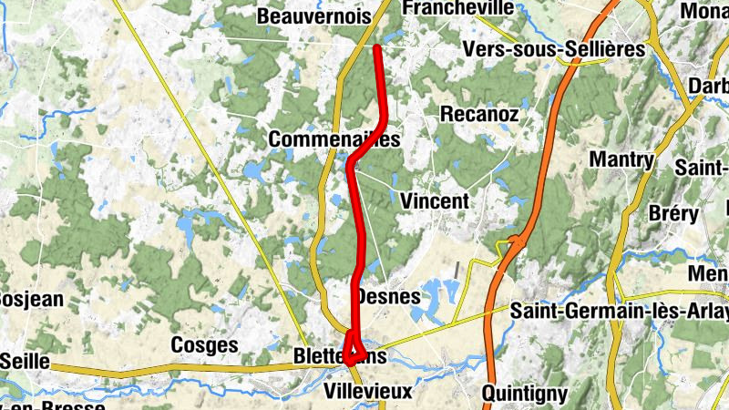 La Demi-Lune - Bletterans - Bistrot de la Gare - La Cloche