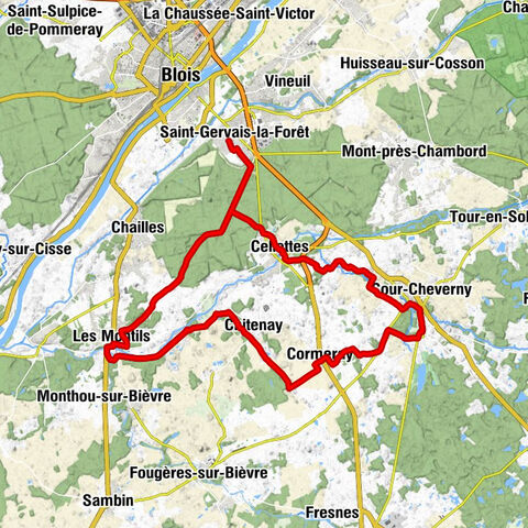 Saint-Gervais-la-Forêt - Église Saint-Mondry - Église Saint-Aignan - Église Notre-Dame