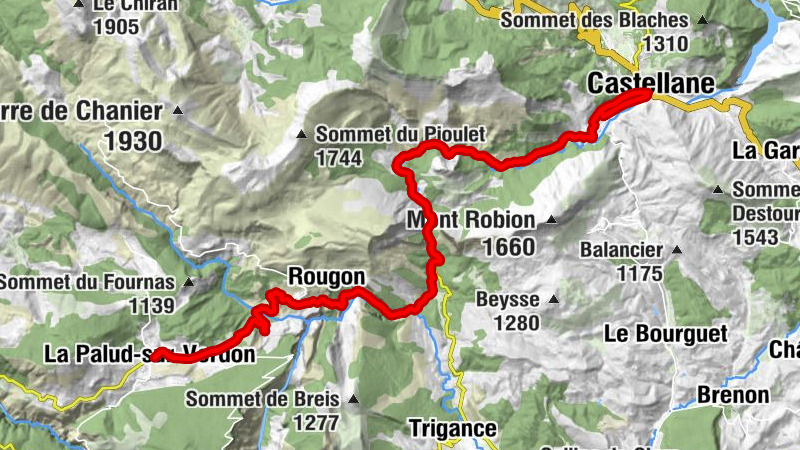 Rougon - Chez Jean Louis - Notre-Dame de Vauvert - Castellane