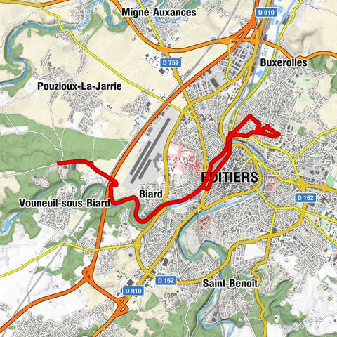 La Vieille Auberge de Chanteloup. - Moulin de la Norée - Église Évangélique - Poitiers