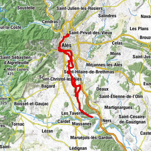 Alès - Église Notre-Dame-de-l'Assomption - Pont de Grabieux