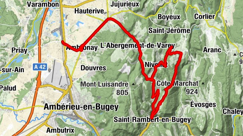 Ambronay-Priay - Auberge de l'abbaye - Église Saint-Jean-Baptiste - Église Sainte-Anne