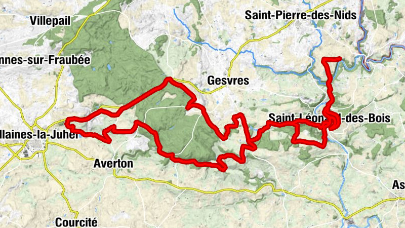 La Chicaudière - Église Saint-Léonard - Col de St Sulpice - Les Ruaudières