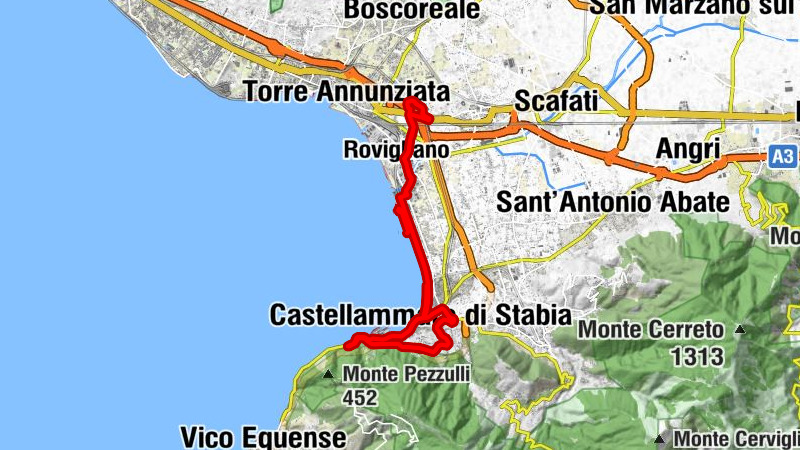 Pompei Scavi - Villa dei Misteri - Scafati - Chiesa di Santa Maria di Portosalvo - Chiesa di Santa Maria dell'Orto