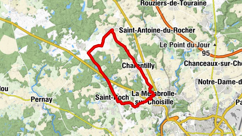 Le Bourg - Semblançay - Église Saint-Martin - Toile d'araignée