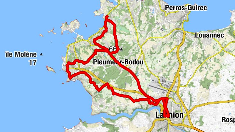 Crec'h Porz Don - Chapelle Saint-Uzec - Église Saint-Jean-du-Baly - Kérénoc