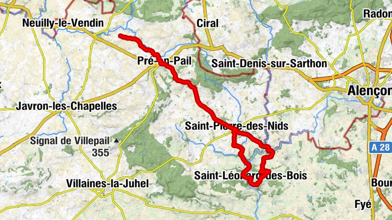 Église Saint-Calais - Église Sainte-Thérèse - Église Saint-Léonard - Église Saint-Céneri