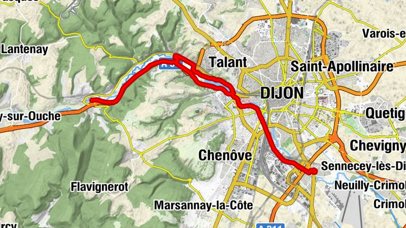 Longvic - Dijon - Plombières-lès-Dijon - Église Saint-Baudèle
