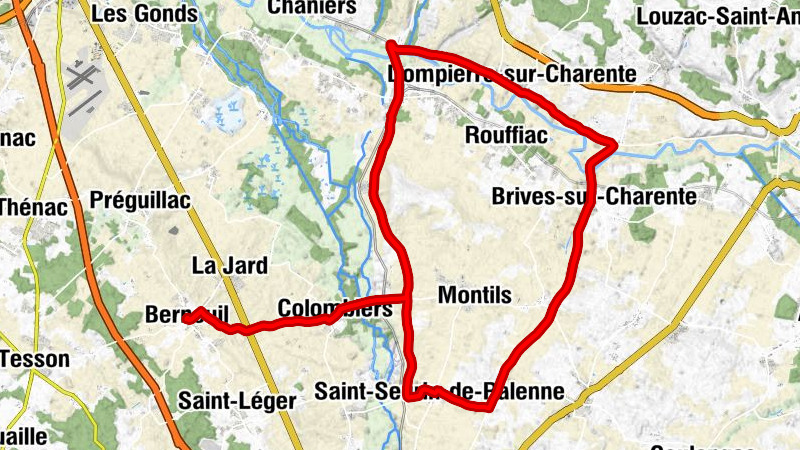 Berneuil - Bel Air - Colombiers - Église Saint-Séverin