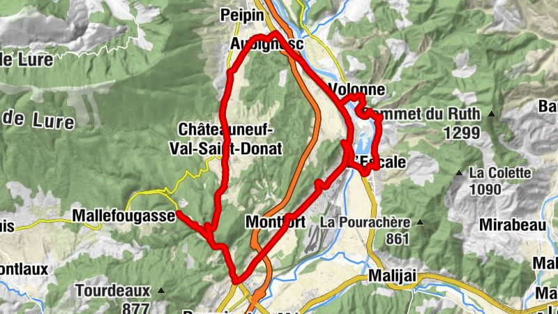 L'Escale - Chapelle des Pénitents - Église de l'Exaltation-de-la-Croix - Hameau des Cléments