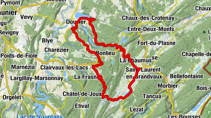 Doucier - Église Saint-Maurice - Chapelle Saint-Vincent - Fontenu