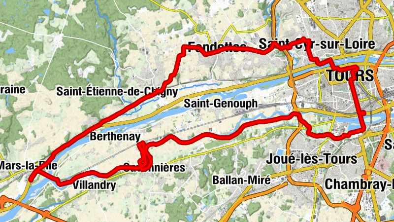 La Brèche - Église Saint-Symphorien - Église Sainte-Geneviève - Savonnières