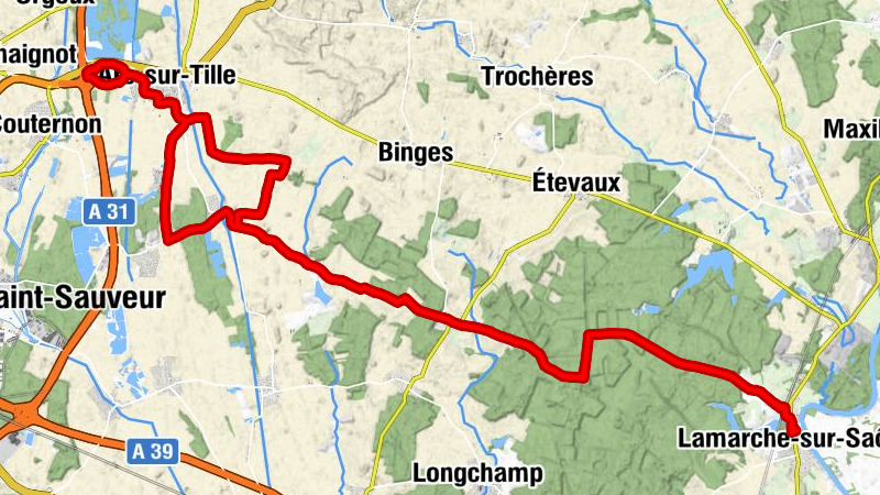 Arc-sur-Tille - Chapelle Notre-Dame de Lamarchotte - Église Saint-Barthélémy - Église de la Nativité