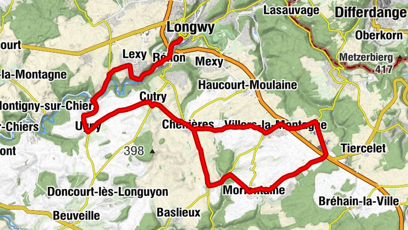 Longwy - Quartier Jeanne d'Arc - Réhon - Église de l'Assomption