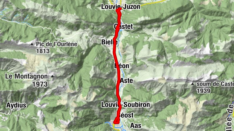 Laruns - Chapelle Notre-Dame de l'Ayguelade - Église Saint-Pierre - La Gare