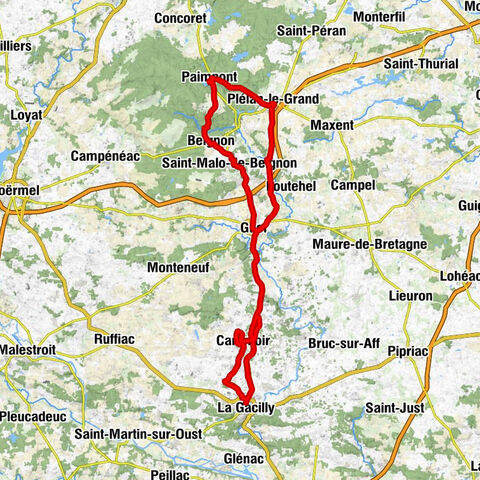 Les Villes Jeffs - Église Saint-Malo - Abbaye de Paimpont - La Provostaie