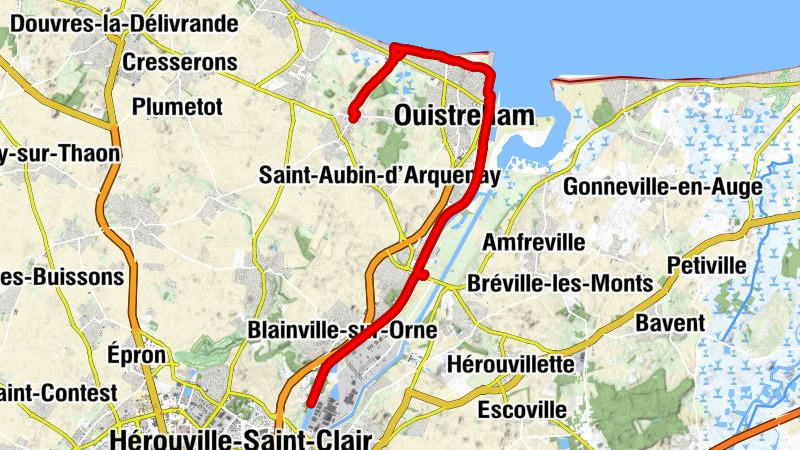 Colleville-Montgomery - La Ferme Saint-Hubert - Ouistreham - Hérouville-Saint-Clair