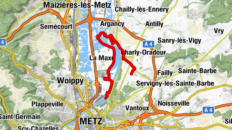 Chieulles - Malroy - Olgy - Metz