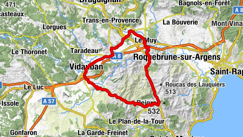 Auberge des 2 Pins - La Cascade - Vidauban - Col du Gratteloup