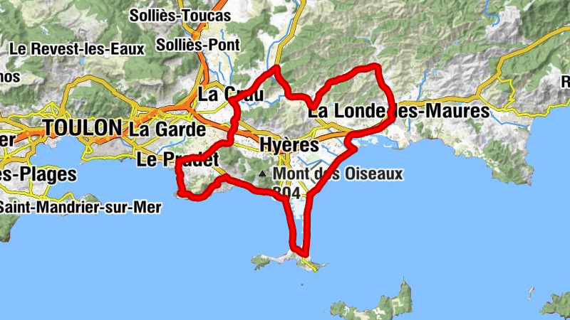 Hyères - Le Robinson - La Paillote - Chapelle Sainte-Thérèse