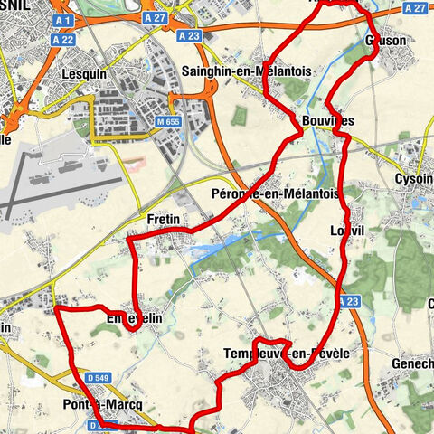 Pont-à-Marcq - Église Saint-Martin - Église Saint-Quentin