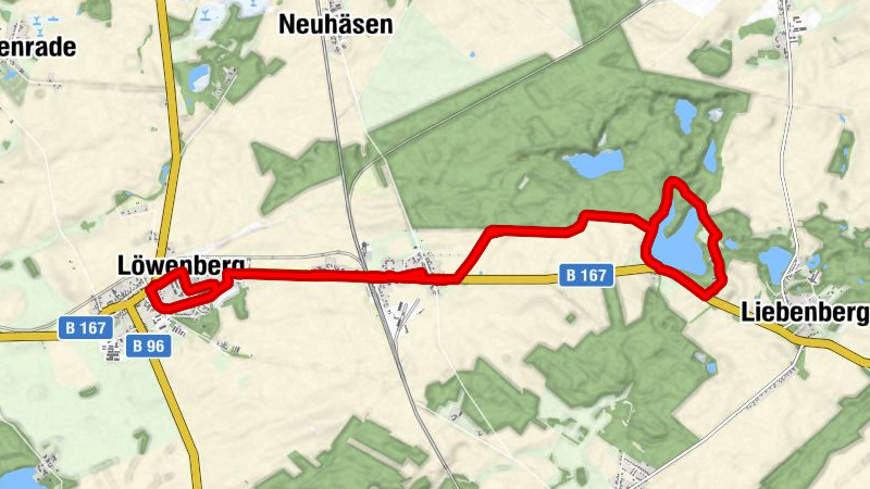 Neulöwenberg - Charlottenhof - Liebenberg