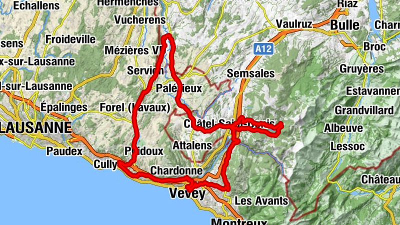 Ecublens-Rue - Temple de Forel - Chapelle Notre Dame des Neiges - Eglise Saints-Pierre-et-Paul