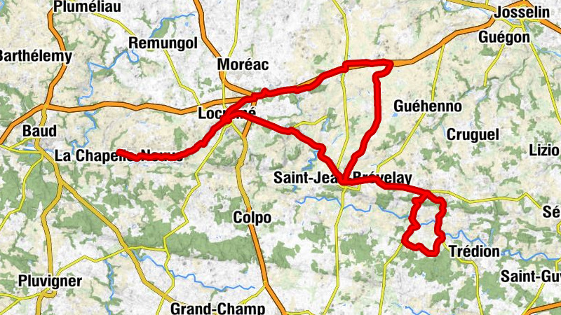 La Chapelle-Neuve - Église Saint-Jean-de-Berveley - Église Saint-Sauveur - Église Notre-Dame-de-la-Fosse