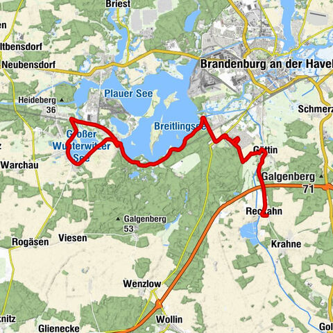 Reckahn - Göttin - Brandenburg an der Havel - Dorfkirche Wusterwitz