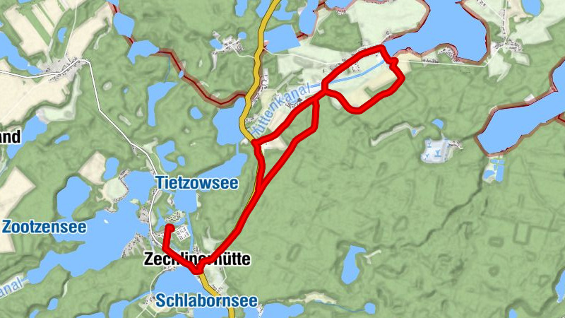 Zechlinerhütte - Zur Hütte - Kirche - Dorfkirche Kleinzerlang